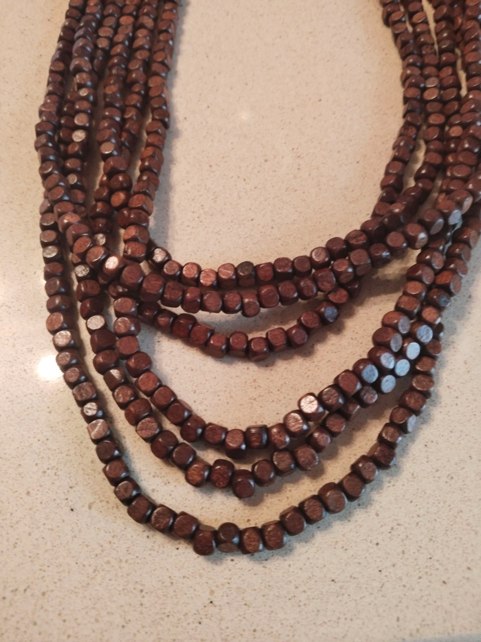 Collar cuentas de madera 🤎 – photo 3